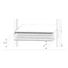 Комплект крепежа в стойку для коммутаторов Cisco Nexus 9K (некондиция, только рельсы с фиксаторами, нет 2U креплений-уголков)